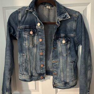 H&M Faded Blue Jean Jacket